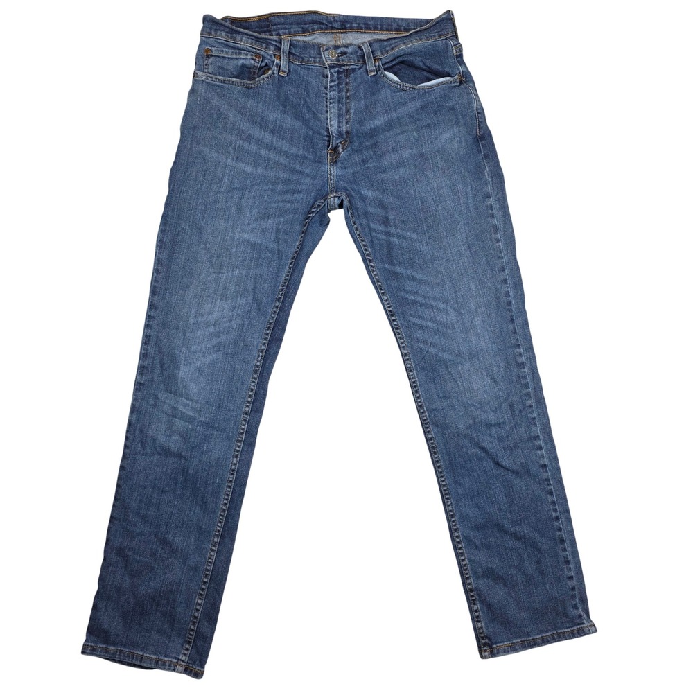 Levi Strauss Co 559 Mens Jeans Blue Wash Straight Fit Denim 32x32